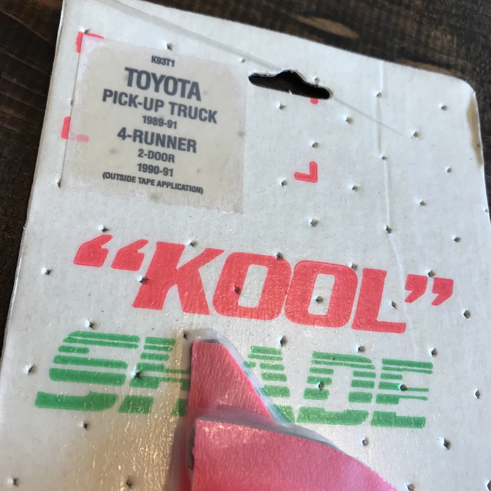 Para Toyota Pickup 4 Runner Rosa Deflector de Ventana Ventilación Parasol Protector de Lluvia Nuevo de Lote Antiguo Foto 2 de 4