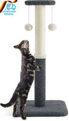 Lesure Kratzstamm Mittelgroß Für Katzen   74 Cm Kratzsäule Für Katzen Mit Plattf