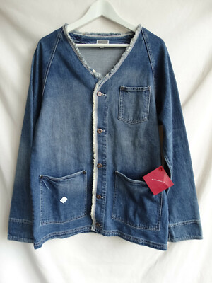Altamont Apparel Phasd Cardigan Denim Jacke NEU Skateboard blau L