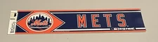 New York Mets 12 Inch X 3 Inch Bumper Sticker Made By WinCraft!