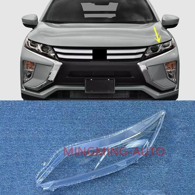 For Eclipse Cross 2018-2020 Left Side Headlight Lens Clear Cover + Sealant