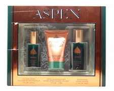 ASPEN by Coty 3 pcs. Gift Set for Men (1.0 Col. + 4.0 A/S Balm + 1.7 A/S Liquid)