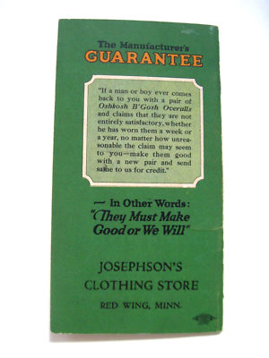 OshKosh B'Gosh Advertising Time Book from 