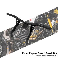 Front Highway Crash Bar Engine Guard Fit For Harley Touring Road King Glide 14+