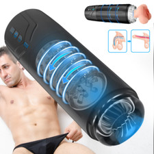 Male Masturbaters For Men Automatic HandsFree Thrusting Cup Rotating Stroker US