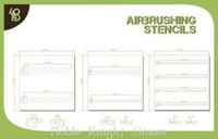 Bandua Airbrush Stencil Stencils - Arrows 2 Pack Mint on sale Bandua Airbrush Stencil Stencils - Arrows 2 Pack Mint on sale