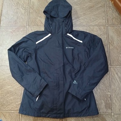 Columbia Blazing Star Interchange Omni Heat Jacket Coat Black/White Women's Med
