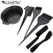 6PCS Hair Dye Kit | Colouring Bleaching Mixing Bowl and Brush Set Comb Tinting