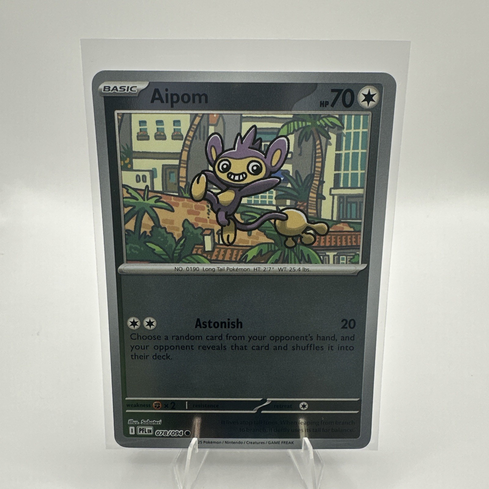 Aipom 78/94 Reverse Holo Pokemon Phantasmal Flames