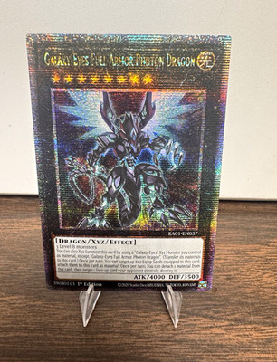 Galaxy-Eyes Full Armor Photon Dragon Quarter Century Secret Rare RA01-EN037