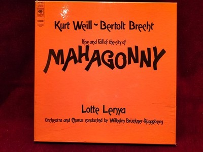 Kurt Weil & Bertoldt Brecht  - Rise and fall of the City of Mahagonny  Boxset 3x