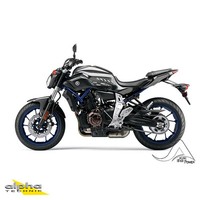 StompGrip Schwarz, Yamaha MT-07 2015-2017 MT07 RM04