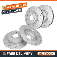 Front Rear Brake Rotors For 2006 Nissan Altima Se-r 2005-2008 Nissan Maxima