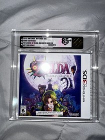 NOT FOR RESALE 1st Print Legend of Zelda Majora's Mask 3D 3DS VGA 85+ WATA