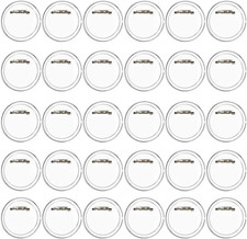 50Pcs Badge Making Kit for Kids, 3.8Cm Clear Button Craft Badges Make Your Own B