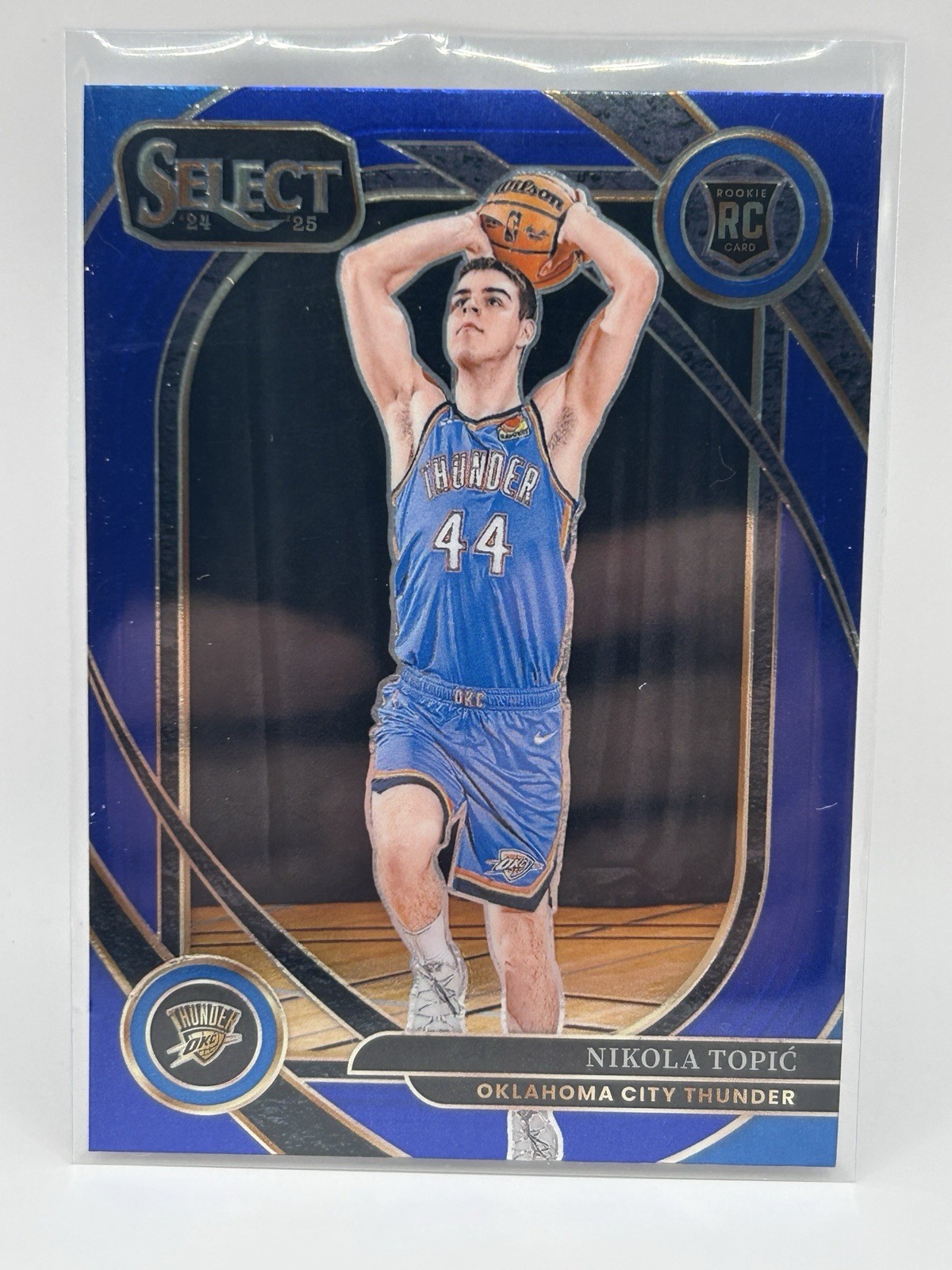 2024-25 Panini Select - Courtside Nikola Topic Blue Prizm #286 (RC)!!!OKC!!!