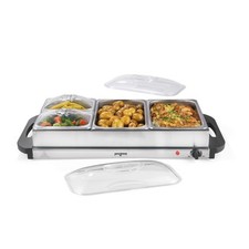 Progress 4 pan Buffet Server Electric Warming Tray Hot Plate for Parties 300W