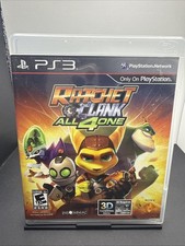 Ratchet & Clank: All 4 One (Sony PlayStation 3, 2011) Clean & Tested Working