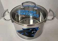Carolina Panthers 6 Qt Stainless Stock Cook Pot w Lid Football NFL