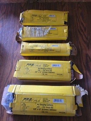 (5) PROFAX (50 PK) Arc Gouging Carbons, 250~350 Amps DC 5/16''x12'' 