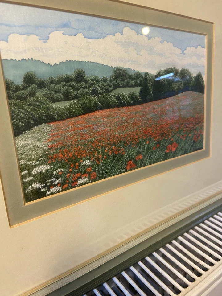 SO SKILFUL - FRAMED EMBROIDERY BY RENOWNED ARTIST ALISON HOLT.  COST £1,000 NEW! - Image 3 of 4