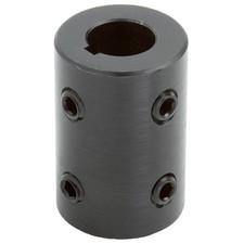 RC-087-KW4H90 Black Oxide Plated Mild Steel Rigid Coupling, 7/8" Bore, 1-3/4"...