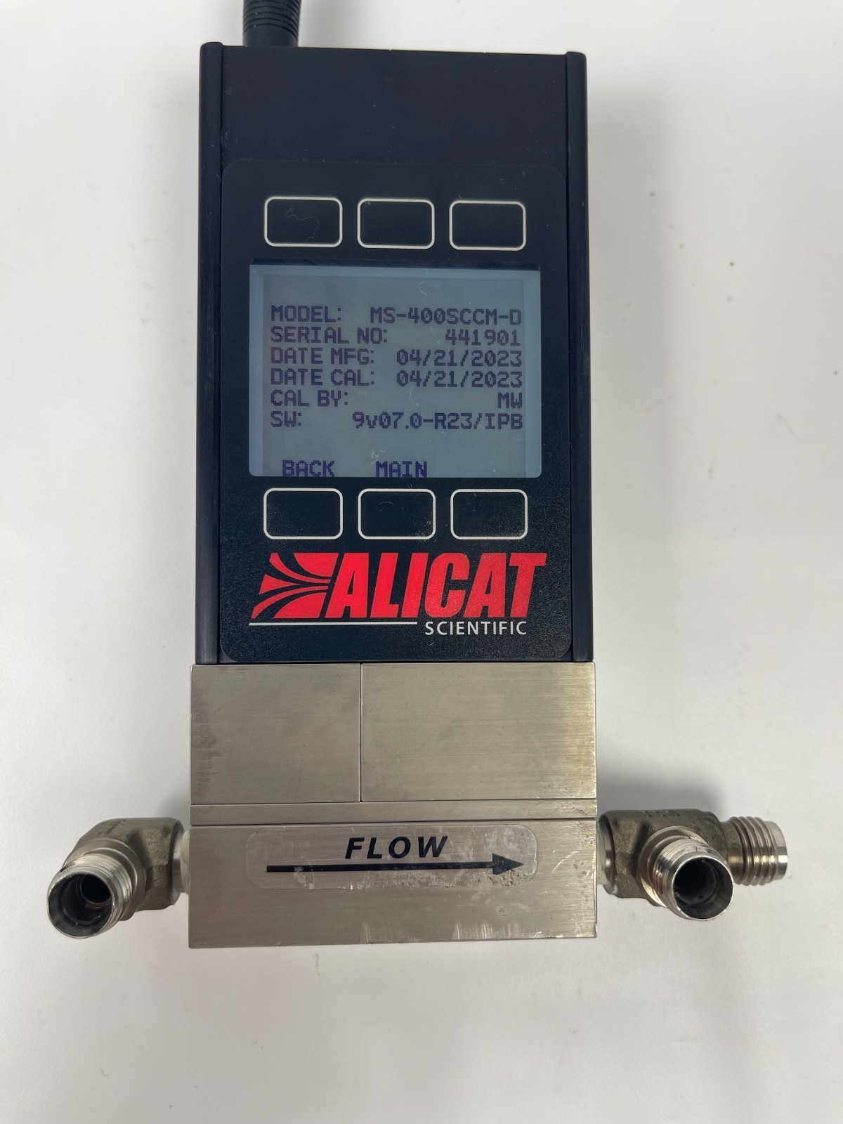Alicat MS-500SCCM-D-MODTCPIP Mass Flow Meter H2 2023 | FULLY TESTED