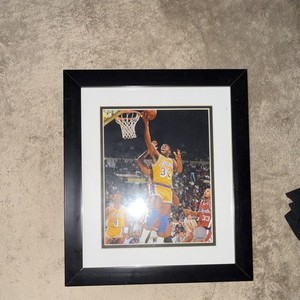 Magic Johnson Los Angeles Lakers Framed Basketball Photo Print #32 vintage 