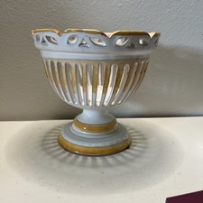 Vintage Italian Terracotta Pedestal Compote  ...