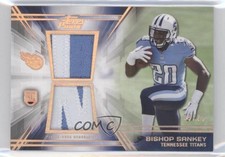 2014 Topps Prime Dual Relics Copper Rainbow 9/25 Bishop Sankey #DR-BS 0a1