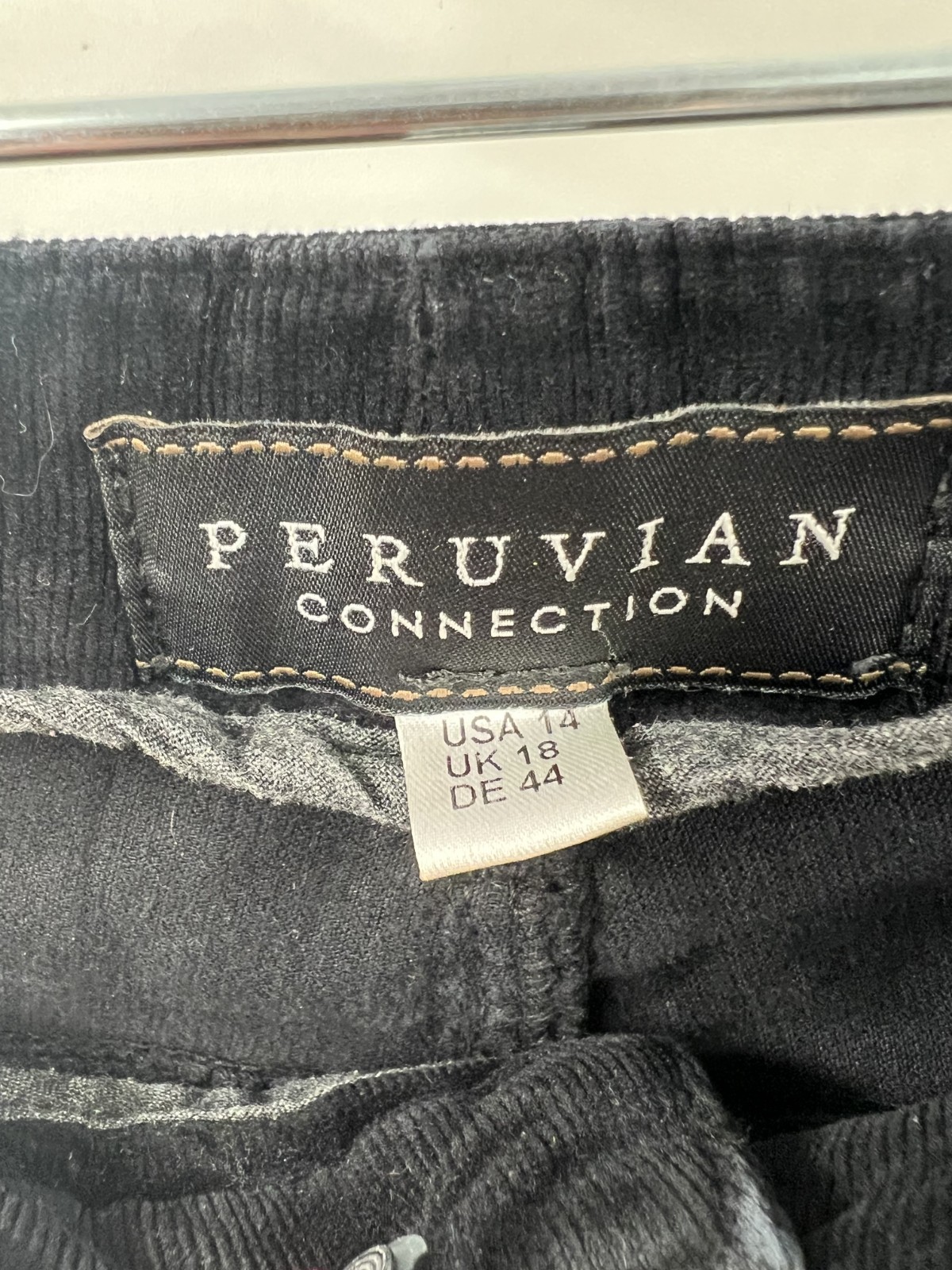 Peruvian Connection Women's Solid Black Bootcut P… - image 3