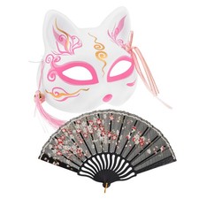  Halloween Fox Mask Stage Performance Traditional Japanese Party Cosplay