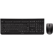 CHERRY DW 3000 Wireless Keyboard Mouse Set French Layout Black