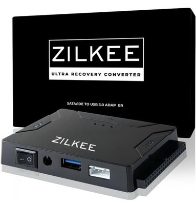ZILKEE SATA/IDE to USB 3.0 Hard Drive Adapter 2.5  3.5  HDD SSD Converter