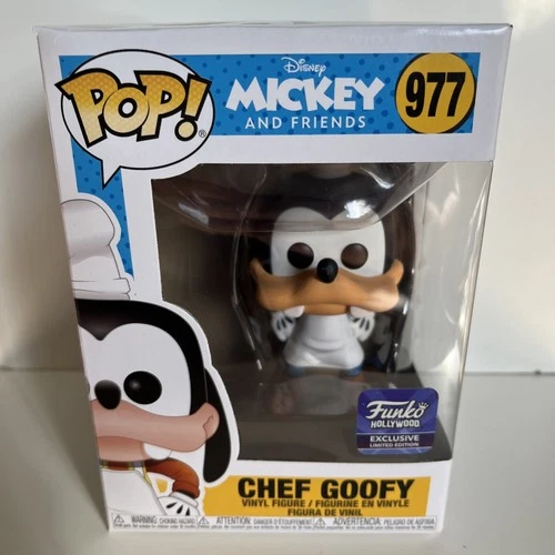 Funko Pop! Disney Mickey And Friends Chef Goofy Vinyl Figure #977 Funko Exc.