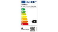 5905339363336 ŻAróWka LED K LED N GU10 6W-WW 560Lm 3000K Barwa CiepłA 36333 Kanl