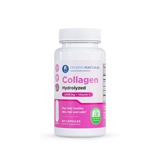 Hydrolyzed Collagen 1,000 mg  Vitamin C 60 Capsules 
