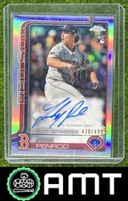 Zach Penrod RC 2025 Topps Chrome Update /499 Rookie Debut Auto Refractor Red Sox