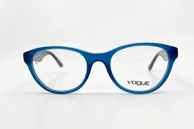 VOGUE EYEGLASSES Blue Black Frame Authentic 50-19-135 2884 2230