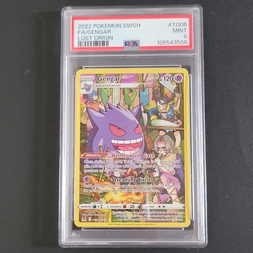 💥PSA 9 Gengar TG06 Sword and Shield💥