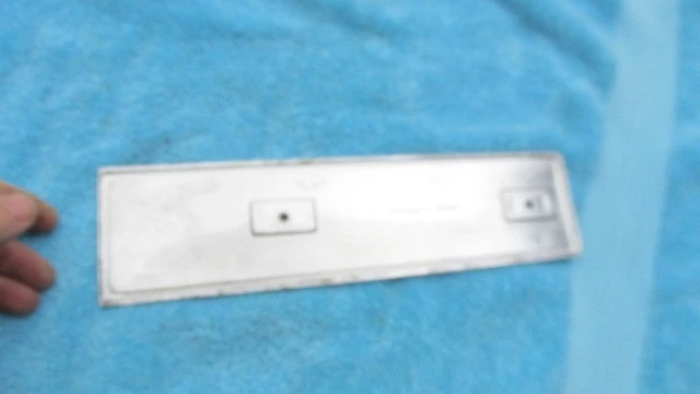 Chrysler Cordoba 1979 consola placa tapa superior Dodge Magnum GT 1978 Mopar Woodgrain Foto 2 de 2