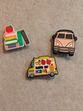 Three Educational Shoe Charm