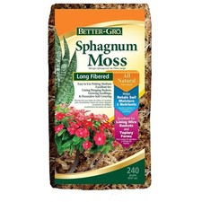 Better-Gro Long-Fiber Sphagnum Moss for Plants, Reptiles  Terrariums- 240g