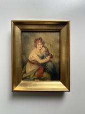 Antique Gold Wooden Baroque Frame, 10x12cm, Vintage Decorative Frame