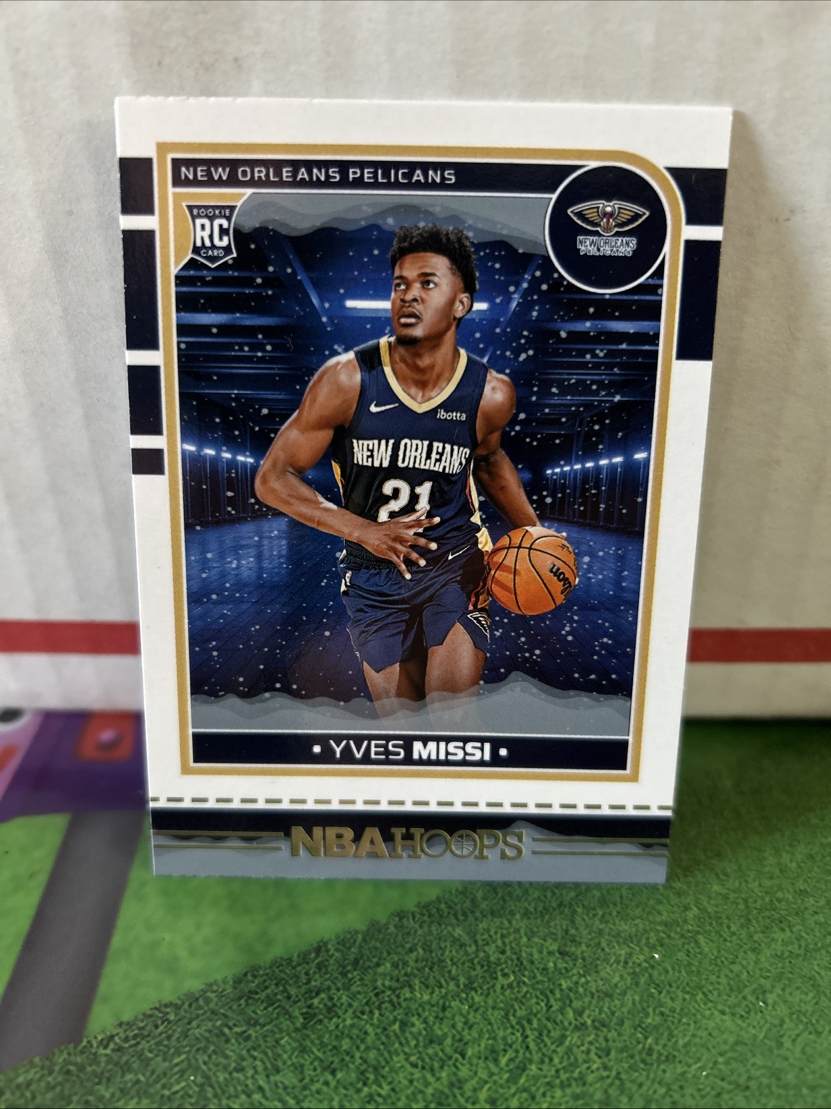 2024-25 Panini NBA Hoops Winter Yves Missi RC Card #251 New Orleans Pelicans