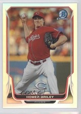 2014 Bowman Chrome Refractor 454/500 Homer Bailey #182 1u0