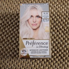 Image of L’Oreal Preference 11.11 Ultra‑Light Cool Crystal Blonde Hair Dye Permanent