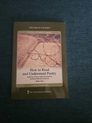 How To Read And Understand Poetry . Willard Spiegelman 