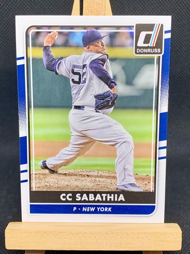 CC Sabathia #138 2016 Panini Donruss card
