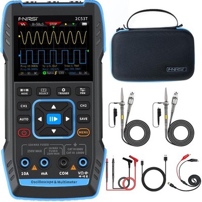 3IN1 Upgraded Handheld Oscilloscope Multimeter 50MHz Bandwidth 250MS/s Rate